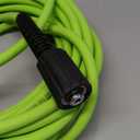 Flexzilla Pressure Washer Hose with M22 Fittings, 1/4 in. x 50 ft., ZillaGreen - HFZPW3450M-E