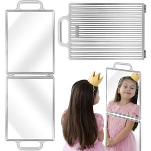 Backstage Hanging Mirror 25"" x 11.4"" Inches for Dance Bag, White
