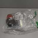 MIXC Plant Nursery Pots with Humidity Dome 4" Soft Transparent Plastic Gardening Pot Planting Containers Cups Planter Small Starter Seed Starting Trays for Seedling with 10pcs Plant Labels30 Sets (Red)