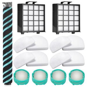 Scienraise 11 Pack AZ4002 Replacement filter for Shark Detect Pro Vacuum AZ4000 AZ4002 AZ4000C, 1 Roller Brush, 2 HEPA Filter, 4 Foam & Felt Filters, 4 Odor Neutralizer Cartridge