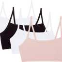 Fruit of the Loom Women's Multi-Pack Spaghetti Strap Cotton Sports Bra (36)