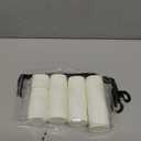 Meoliny Travel Bottles Set for Toiletries Refillable Travel Size Containers Travel Accessories for Shampoo Conditioner,White