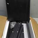 C Shaped End Table Set of 2, C Table End Table with Storage Shelves for Living Room Bedroom, Sturdy C Shaped Side Table for Couch Sofa Bedside Small Space, Slide Under Couch Table, Black