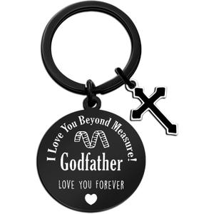 Super Uncle Best Godfather Cool Papa Super Dad Keychain Father's Day Birthday Christmas Gifts