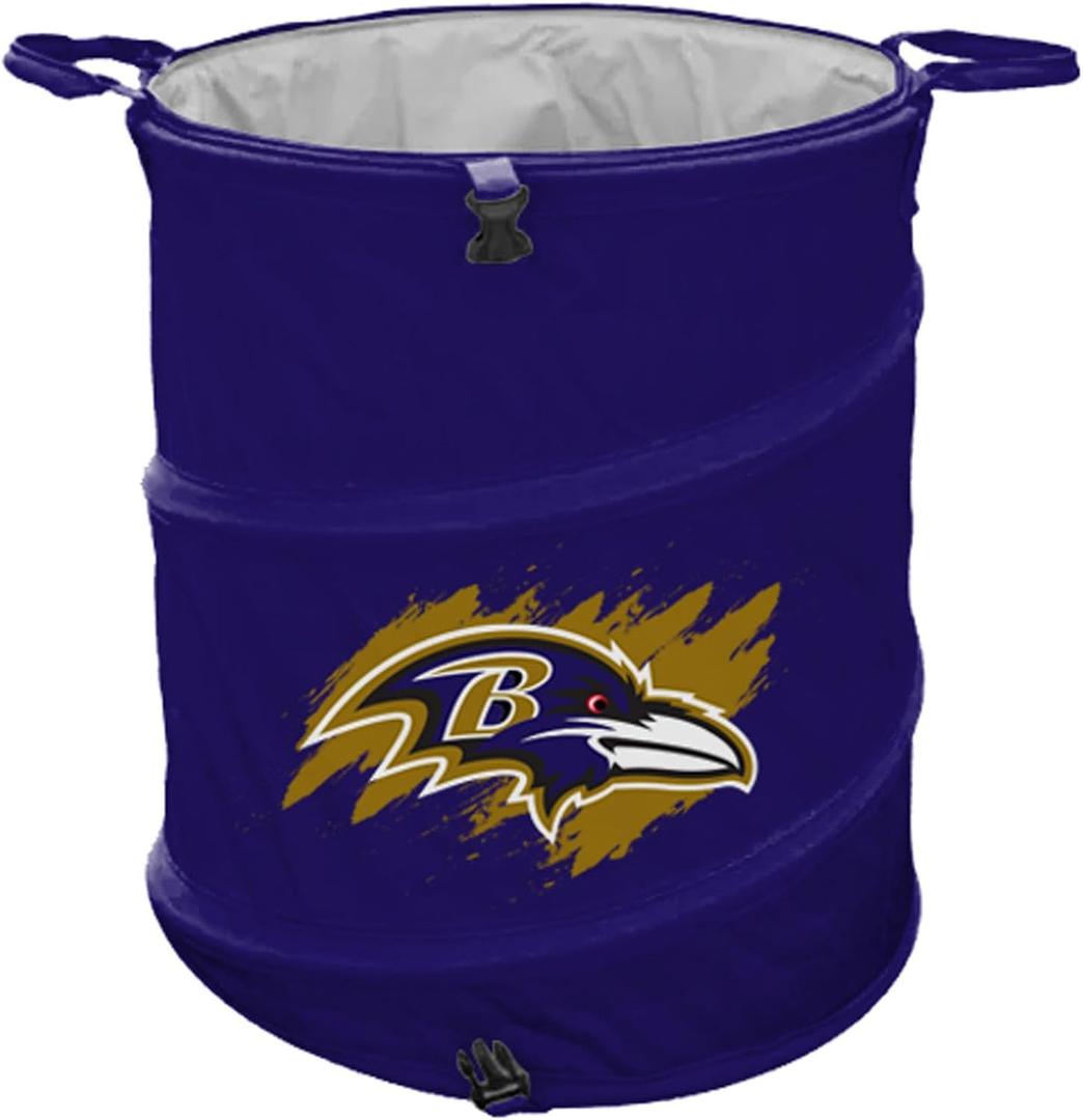 NFL Baltimore Ravens Big Logo Collapsible Can, 17" x 23"