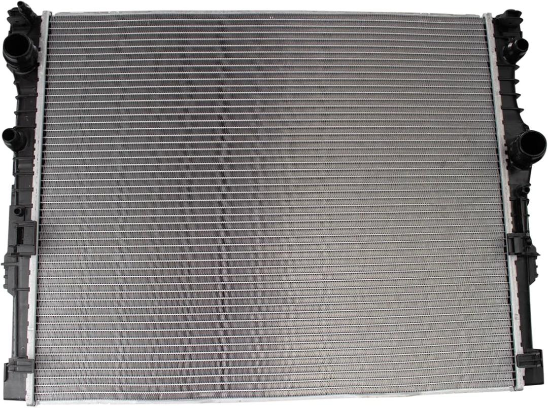TRQ Radiator Assembly Premium Aluminum Core Direct Fit Compatible with 2018-2022 BMW 530e 530e xDrive 2017-2019 740e xDrive 2016-2019 750i 750i xDrive M760i xDrive Main 8013792