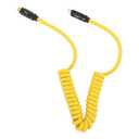 Type C to Type C Charging Cable, USB C Data Cable 8K 60Hz Screen Casting 20Gbps for Phone (C Male to C Male 1.8m/5.9ft Coiled Cable)