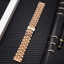 BINLUN Stainless Steel Watch Band High-end Replacement Watch Band 6 Color for Women Men