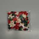 Waydress 120 Pcs Tiny Mini Christmas Velvet Bows for Crafts Xmas Twist Tie Bows Ribbon Bowknot Christmas DIY Craft Sewing Scrapbooking Gift Wrapping(Red, Green, Cream,1 Inch)