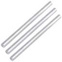 3Pcs Aluminum Round Rod Diameter 5/8Inch(16mm) Long 13Inch(330mm) Solid T6511 Extruded Lathe Stock
