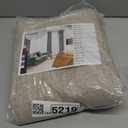 YoungsTex Dark Oatmeal Linen Curtains for Living Room - Tan Burlap Window Drapes Light Filtering with Back Tab Rod Pocket Semi Sheer Privacy for Farmhouse Bedroom, 2 Panels, 52 X 72 Inch