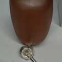 Kuishi Matt Brown Glass Soap Dispenser with Pump [300 ml, Silver], Brown Soap Dispenser with Stainless Steel Pump, Brown Pump Bottle Ideal for Hand Wash, Shampoo, Conditioner, Shower Gel (BPA-Free)