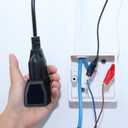 Dreyoo Circuit Breaker Finder Adapter Accessory Kit, Circuit Breaker Leads Tester with Clips, Light Socket, 3-2 Prong Grounding Outlet Adapter and Carrying Case Compatible with ET300 ET310 (Upgrade)