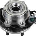 Autoround 515065 4WD Front Wheel Bearing and Hub Assembly Compatible with Nissan Frontier 2005-2018 Pathfinder 2005-2012 Xterra 2005-2015, Suzuki Equator 2009-2012, 5-Lug w/ABS