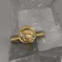 1 Piece XFITTING 3/4'' Pex x 3/4'' Pex x 3/4'' Female Tee Drop Ear, Brass Crimp Fitting - Brass, Pex B 0.75''