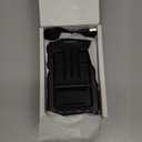 Cell Phone Stand with Wireless Bluetooth Speaker and Anti-Slip Base HD Surround Sound Perfect for Home and Outdoors with Bluetooth Speaker for Desk Compatible with iPhone/ipad/Samsung Galaxy (Black)