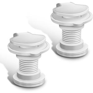 Cooler Drain Plug Replacement for Coleman, 1.5" Standard Drain Plug Kit Assembly, Drain Plug Replacement Parts for Coleman Xtreme Cooler 50 qt, 58 qt, 82 qt Leak-Proof, Cooler Accessories, 2 Pack