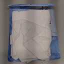 Doc Miller TED Hose Thigh High Anti Embolism Stockings for Women & Men, Hospital Style Surgical Stockings, Plus Size White Compression Socks 15-20mmHg, Support Hose with Inspection Hole