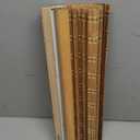 LazBlinds 100% Blackout No Drill Bamboo Roman Shades, Cordless Bamboo Blinds for Indoor Windows, Room Darkening Shades for Home & Patio, Thermal Insulated, Brown206, 20" W x 48" H
