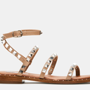 Steve Madden Travel Gladiator Sandal in Tan, Size 9
