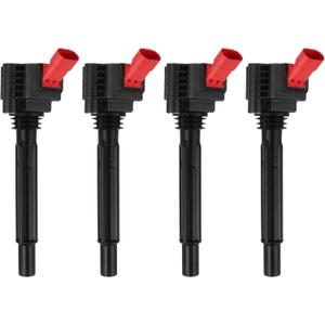 KAX Pack of 4 Ignition Coil Set for Fiat 500L 2014-2020, 500 2018-2019 1.4T, 500X 2016-2018 1.4TJe/ep Renegade 2015-2018 1.4T, UF755
