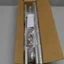 Turquoize 2 Pack Adjustable Window Curtain Rods, 16.2 to 43.8 Inch, Nickel Finish with Classic Finials