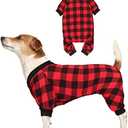 Dog Fleece Sweater Buffalo Plaid Sweater Clothes Dog Outfit Soft Thickening Warm Pet Clothes Sweaters for Dogs Girl & Boy(S)
