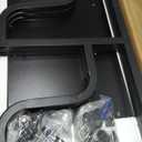 Printer Stand, 3-Tier Large Printer Stand, Durable Materials and Ample Storage Space,Printer Table for Home Office Organization,Black