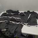 Women's Black and White Two Piece Skirt and Top Set Size S