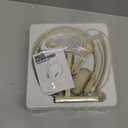 Wireless Headset with AI Noise Cancelling Microphone Bluetooth Headset - Bluetooth V5.2 Headphones with USB Dongle, Charging Base & Mic Mute for Computer/Laptop/PC/iPhone/Android/Cell Phones-Apricot