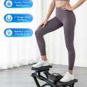 Yagud Rock Stepper for Exercise at Home, Portable Rock Stepper Side to Side with Resitance Bands,Full Body Workout Stepper Exercise Machine Low-Impact Knee-Friendly for Office