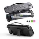 EJGAME TPU Protective Case with Front Cover Compatible with Nintendo Switch 2, Shock-Absorption, Non-Slip and Anti-Scratch Design Cover Protector with Tempered Glass Screen Protector and 2 Thumb Grip