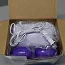 Wax Warmer for Hair Removal Double Depilatory Roll On Wax Heater Electric Home Waxing Machine for Women Men AC110V 40W (Blue)