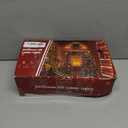 338 LED Christmas Lights Indoor Outdoor Decorations 10FT Christmas Decorative Ladder Lights with Santa Claus, 8 Modes Waterproof Xmas Tree Light for Garden Window Home Wall Decor, Warm White