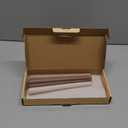 Viyffo Taper Candles 10 Inch Brown 4 Pack Unscented, Smokeless Long Tall Tapered Candlesticks Wedding Home Decor Dinner Natural Color Series