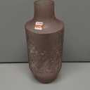 Bambeco 6 x 13in  Pink Glass Vase