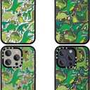 2 x for iPhone 15 Pro Max Cute Cartoon Dinosaur Clear Phone Case