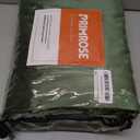 PRIMROSE Emerald Olive Green Velvet Curtains 108 inch Long for Living Room,Set of 2 Panels Blackout Rod Pocket Back Tab Window Treatment Room Darkening Heavy Decorative Curtains Drapes for Bedroom