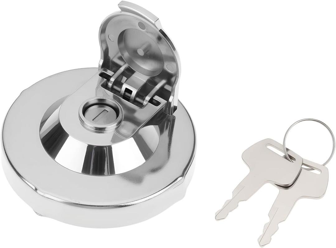Mini Excavator Fuel Tank Cap 4363380 with 2 Keys HD62 Compatible with Hitachi EX35U EX27U EX50U ZX50 ZX40 ZX55