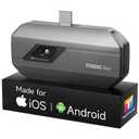 TOPDON TC002C Duo Thermal Camera, Compatible with Any USB-C iPhone, iPad & Android Device, 512 x 384 Super Resolution, 256 x 192 IR Resolution Thermal Imager, -4F~1022F Temp Range -Grey