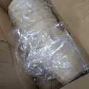 Wellmet Chandelier Shades, ONLY FOR CANDELABRA BULBS, Clip-on Fitter Lamp Shades, 3" X 6" X 5", 6 pcs Set