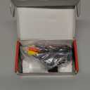 AHD/CVBS Car Rear View Camera's Fisheye Lens License Plate Lamp-Camera with RCA Cable & Vehicle Camera for Honda CRV High-Definition/Odyssey New FIT Hatchback & Backup Camera (CVBS)