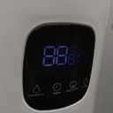 Large Humidifiers for Bedroom, 9L/2.5Gal Ultrasonic Cool Mist, Easy Clean with 350ML/H Large Mist Speed, Quiet Tower, Suitable for Kids Room Plant Yoga (White)