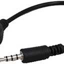 USB Female to 3.5mm Jack Male Audio Converter Adapter (Black)