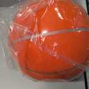 Silent Basketball Size 7 (29.5")  Noiseless Indoor Basketball for Quiet Dribbling and Indoor Training, Pro Grooved Airless PU Foam Basketball  Real Feel Higher Bounce Quieter (Orange)