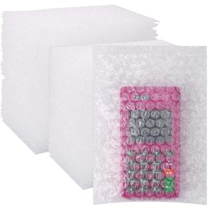 100Pcs Bubble Out Bags Pouches 5.12"x 7.10" Bubble Pouches Cushioning Packaging Bags, Double Walled Cushioning Bags Thickening Shockproof Foam Bags for Moving, Shipping, and Storage