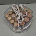 Conair Double Ceramic Hot Rollers for Long, Medium, and All Hair  Hair Curler  Hair Roller Clips Included  1/2 inch, 3/4 inch, and 1 inch Rollers