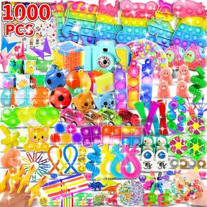 1000pcs Party Favors Goodie Bags for Kids, Fidget Toys Pack, Stocking Pinata Stuffers, Birthday Gifts, Classroom Prize, Treasure Box, Carnival Prizes, Easter Eggs Fillers