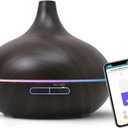 Meross Smart WiFi Essential Oil Diffuser Works with Apple HomeKit & Alexa, Ultrasonic Aromatherapy Diffuser & Mist Humidifier with Voice & APP Remote Control, Schedule & Timer, RGB Light