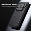 Nillkin for Google Pixel 9 Pro XL Case with Slide Camera Cover, Camera Lens Protector Privacy, Thin Slim Fit, Shockproof Protective, 0.9mm Raised Lens Bezel, TPU+PC Dual Protection - Black
